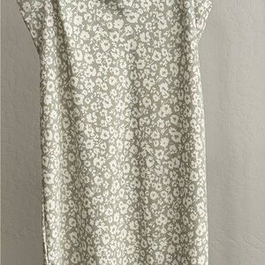 Faux silk straight and long shift address